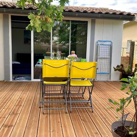 Charmant Chalet Avec Une Grande Terrasse Au Pyla La Teste-de-Buch Exteriör bild